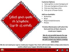 Make It Match My Stole Flower Cap Topper