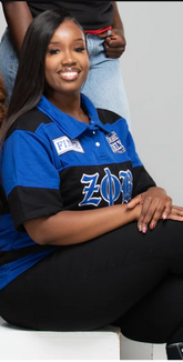 Zeta Phi Beta Short Sleeve Rugby Polo