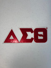 Delta Sigma Theta Greek Letters Sequin Iron Patch