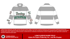 Delta Epsilon Rugby Polo (Contact: Dedra Riddick)