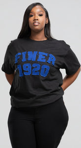 Zeta Phi Beta Distressed Tee