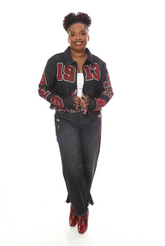 Black Delta Sigma Theta Tapestry Jacket-Social Action
