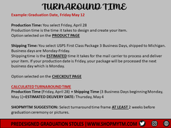 Alpha Kappa Alpha Custom Predesigned Graduation Stole w/ Garment Care Bag