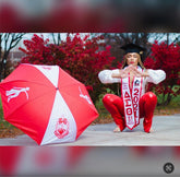 Delta Sigma Theta Custom Predesigned Graduation Stole w/ Garment Care Bag