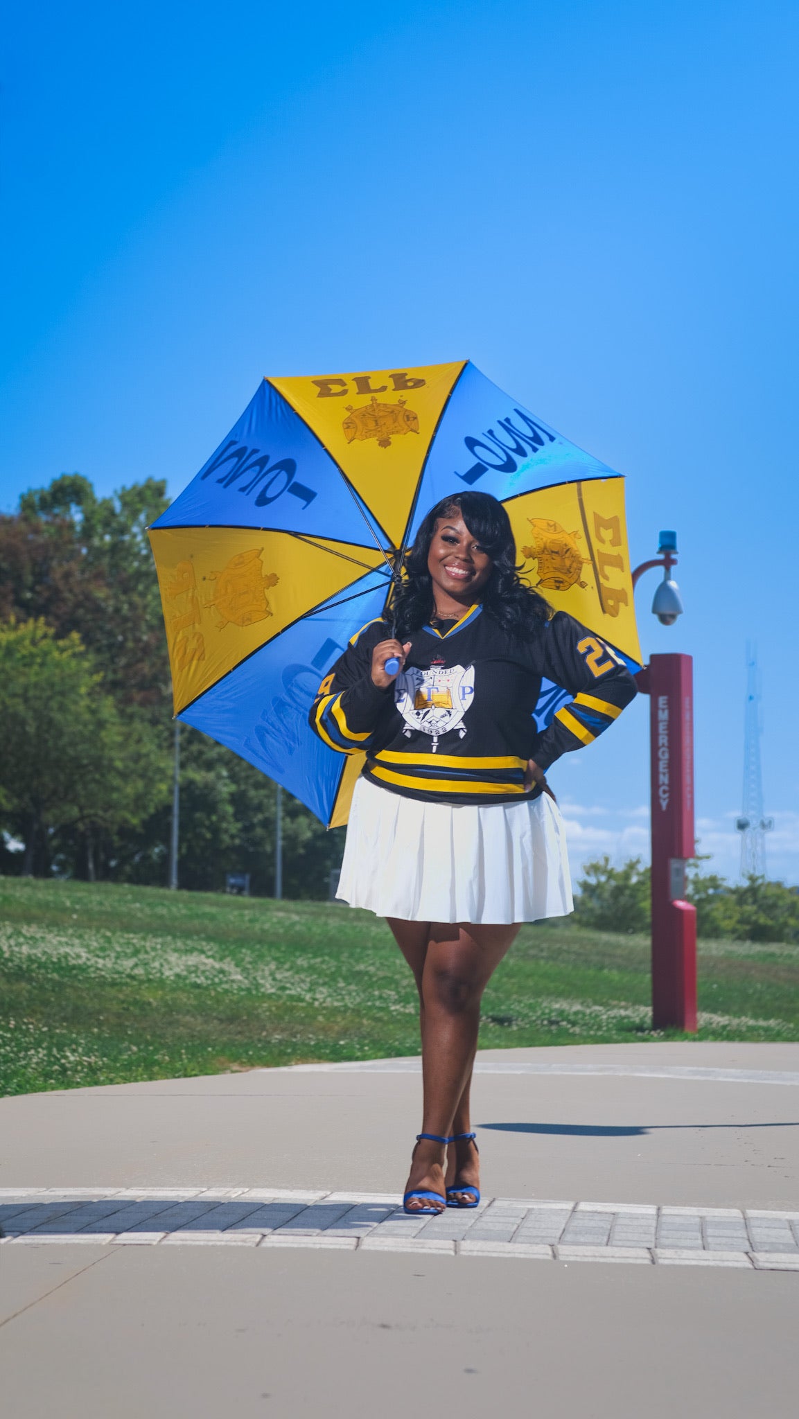 Sigma Gamma Rho Embroidery Hockey Jersey