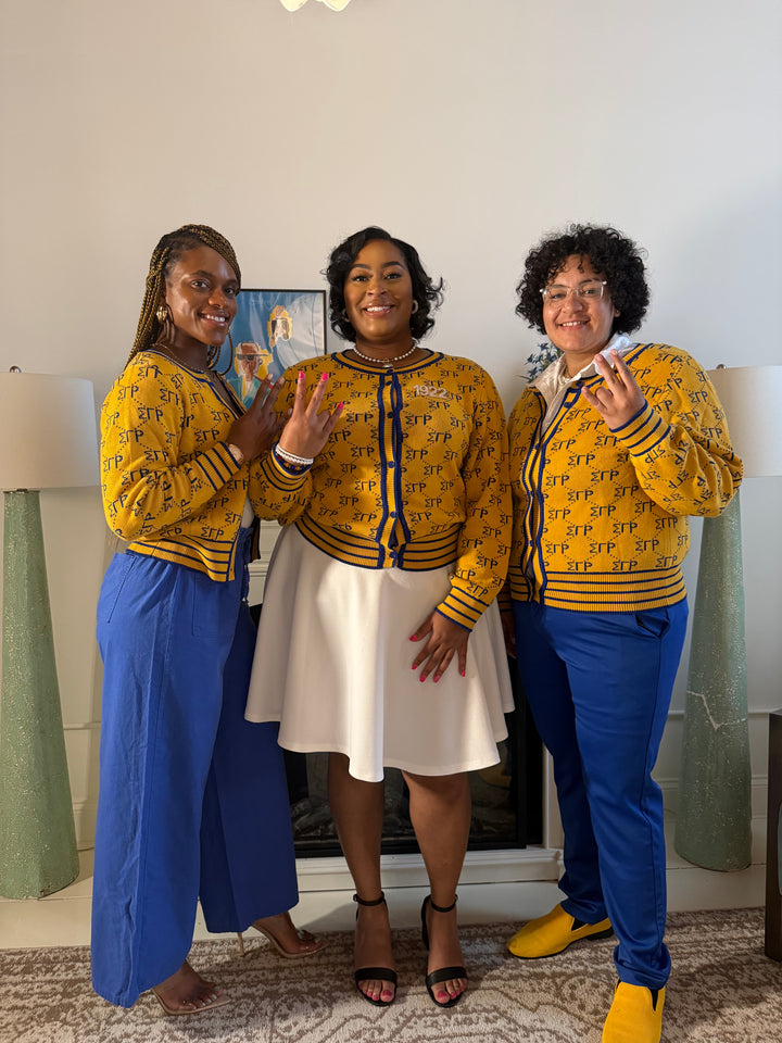 Sigma Gamma Rho Woven Cardigan