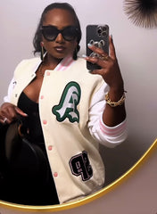 Customize a Cotton Baseball Jacket- FOR ANY ORG OR ANYONE