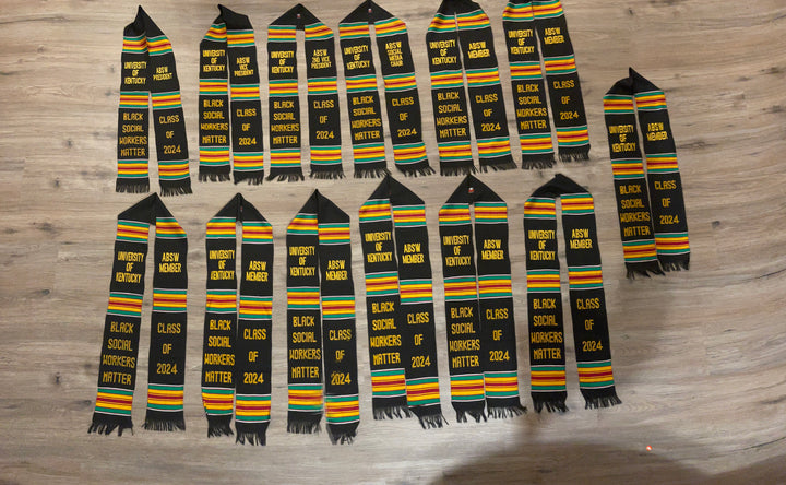 GROUP: Fully Customized Kente Cloth Graduation Stoles Inquiry Form