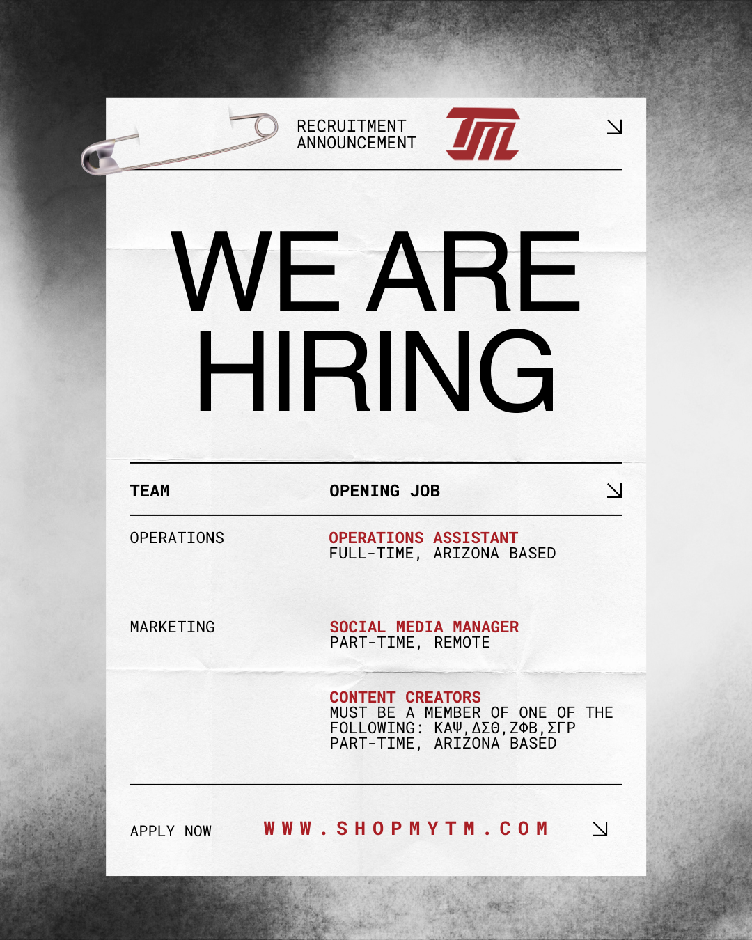 Social Media Manager Job Application (Please read job description)