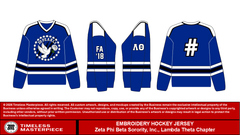 Lambda Theta Hockey Jersey (Contact: Brianne Jones)