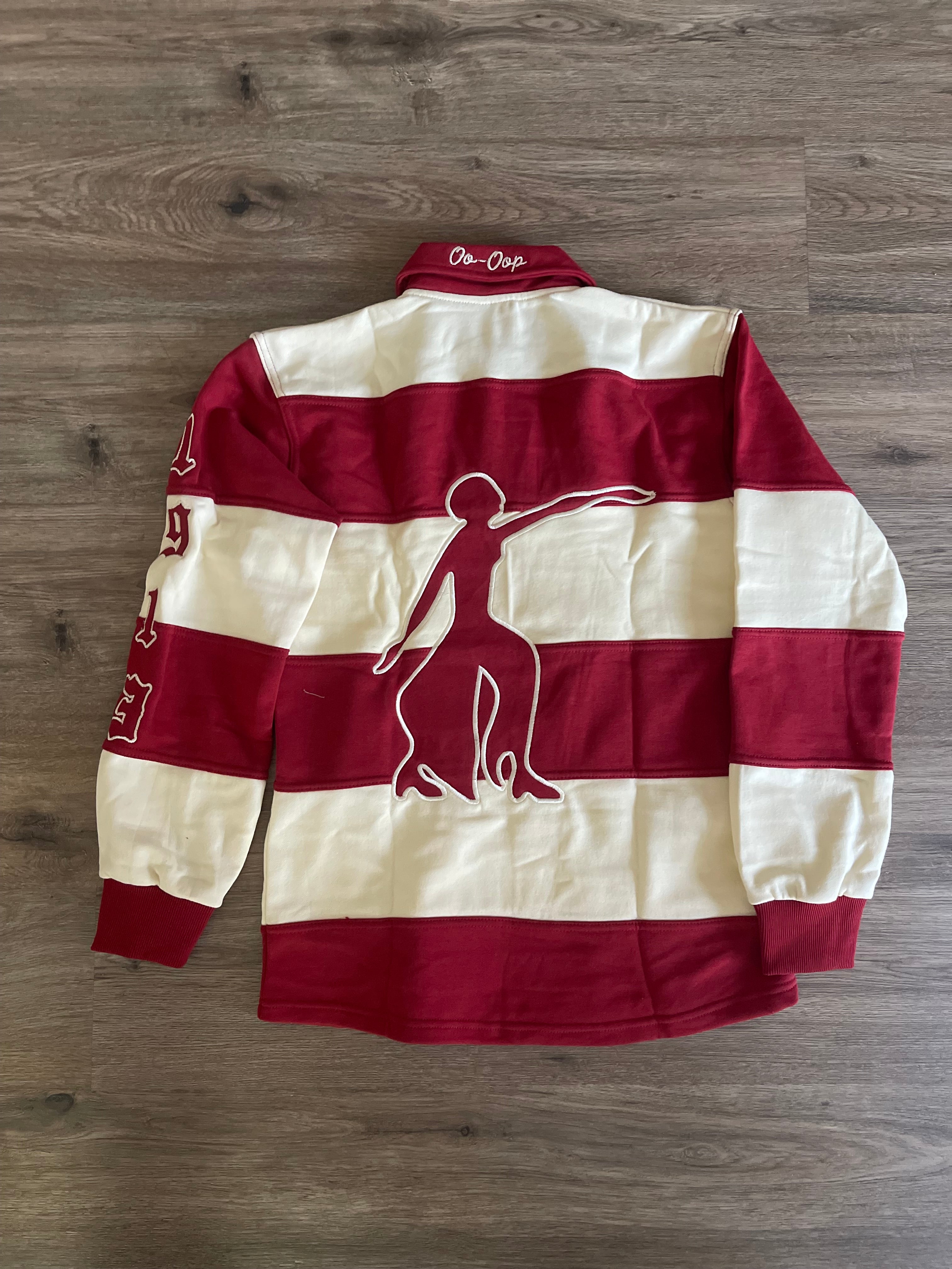Delta Sigma Theta Long Sleeve Rugby Polo