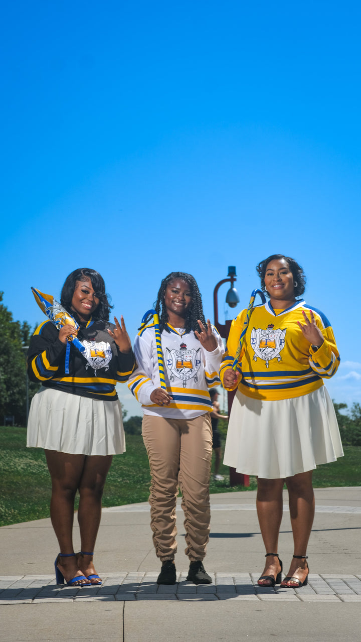 Embroidery Sigma Gamma Rho Hockey Jersey