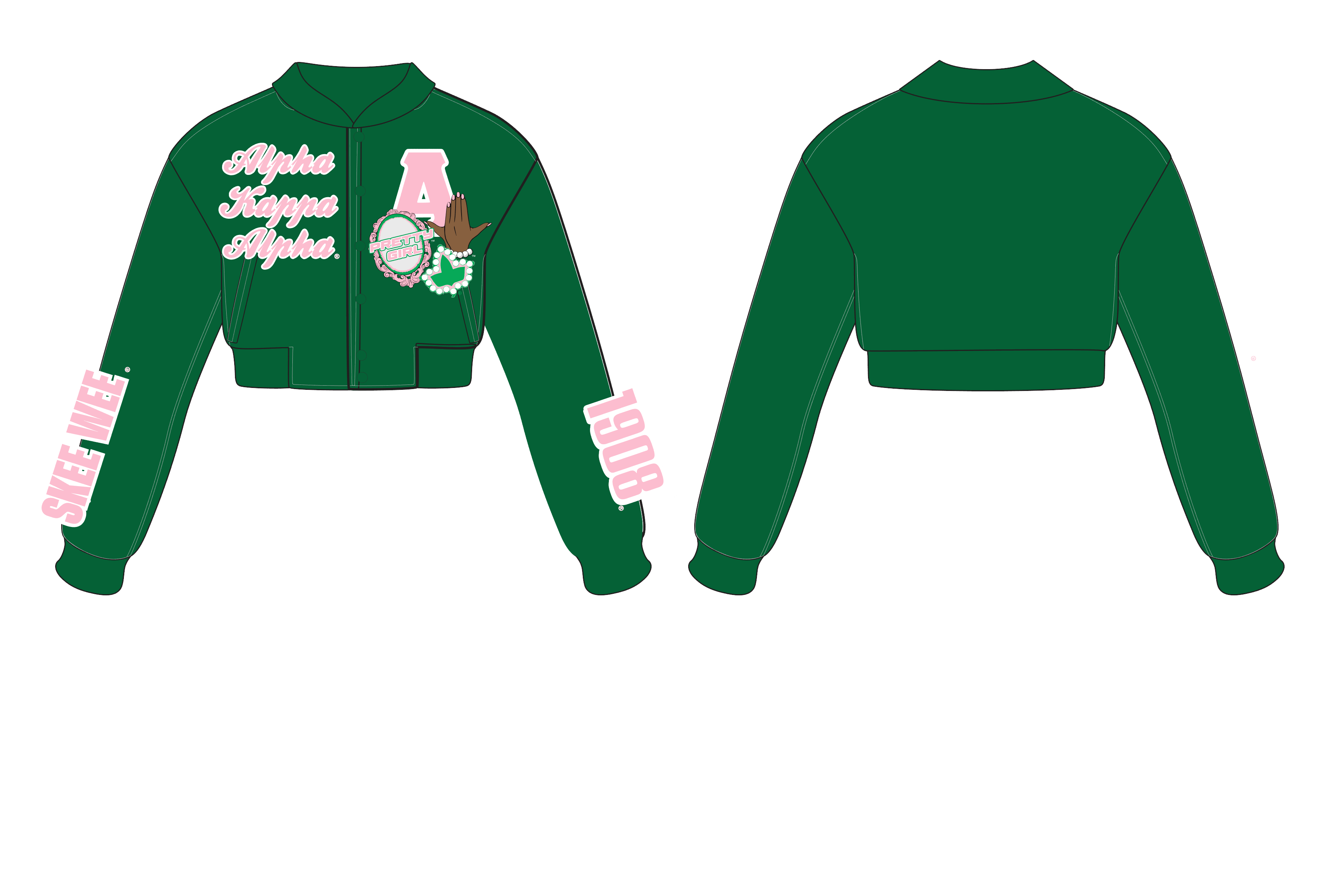 Alpha Kappa Alpha Graffiti Jacket