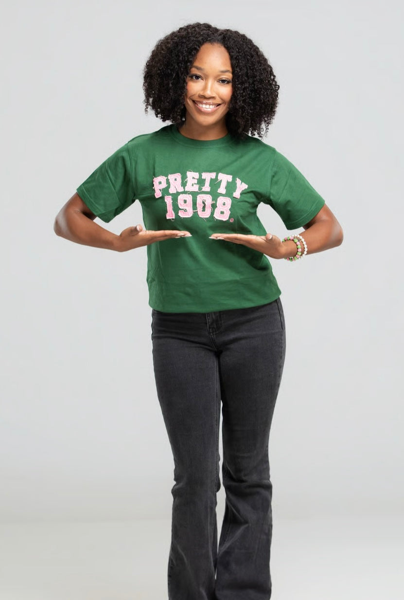 Alpha Kappa Alpha Distressed Tee