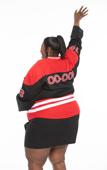 Delta Sigma Theta Embroidery Hockey Jersey