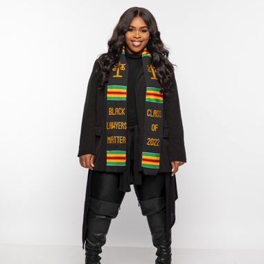 DEGREE MAJOR: Custom Kente Cloth Graduation Stoles