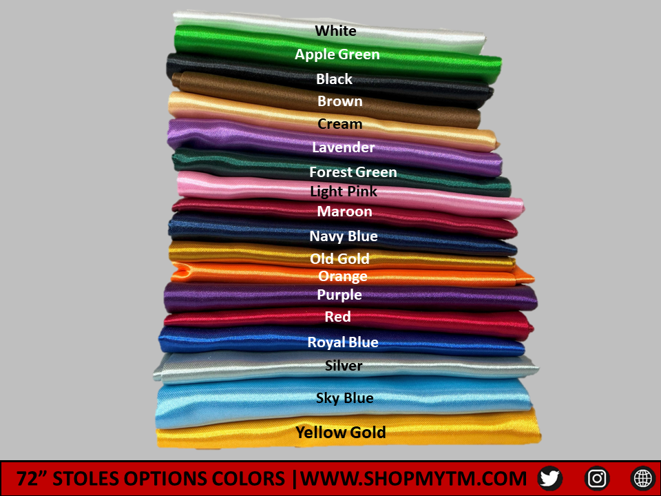 Black Girl Magic Collegiate Graduation Stole w/ Garment Care Bag