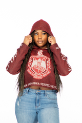 Delta Sigma Theta Crimson Tapestry Hoodie
