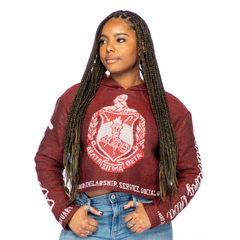 Delta Sigma Theta Crimson Tapestry Hoodie