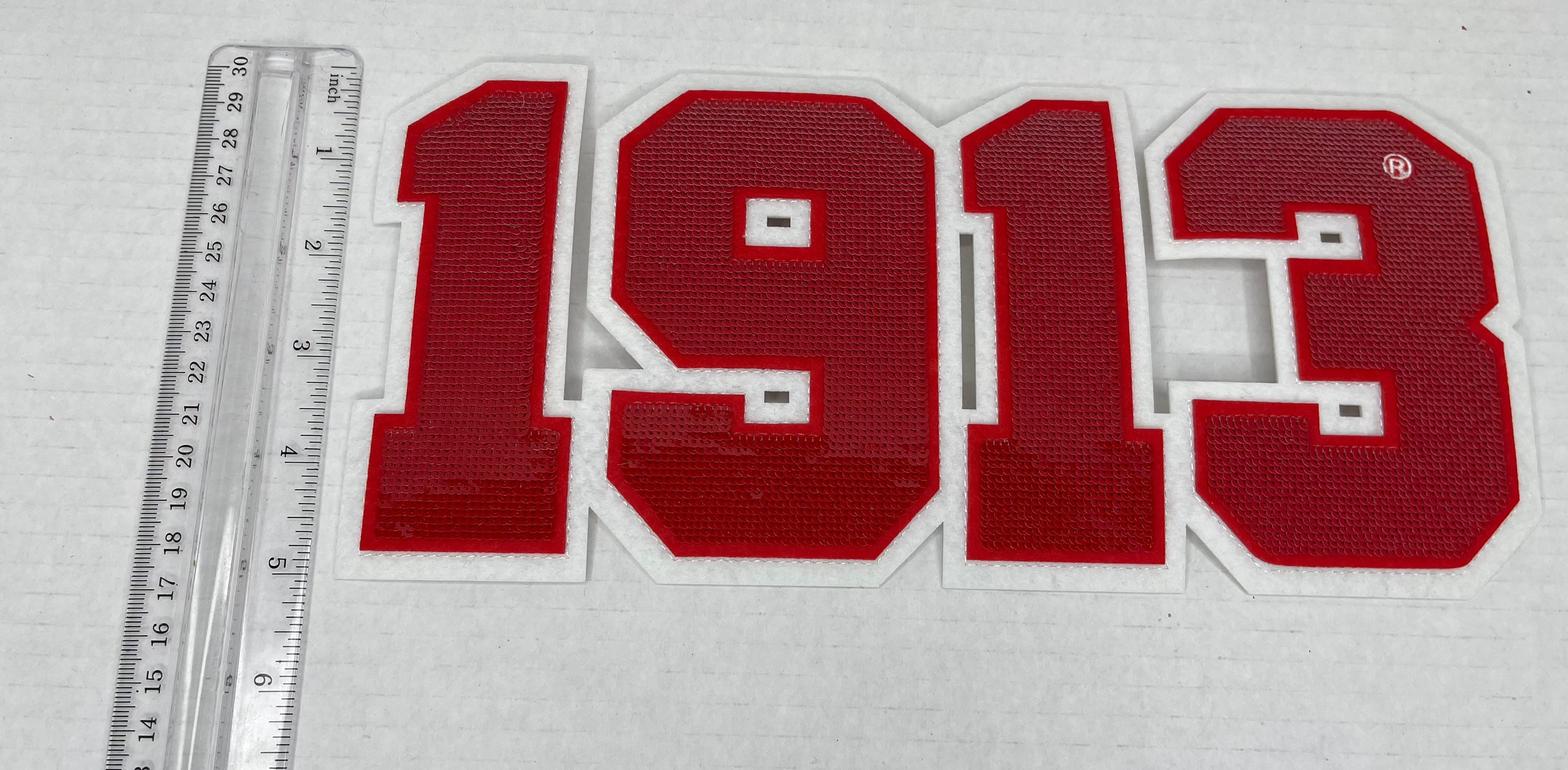 Delta Sigma Theta 1913 Sequin Iron Patch