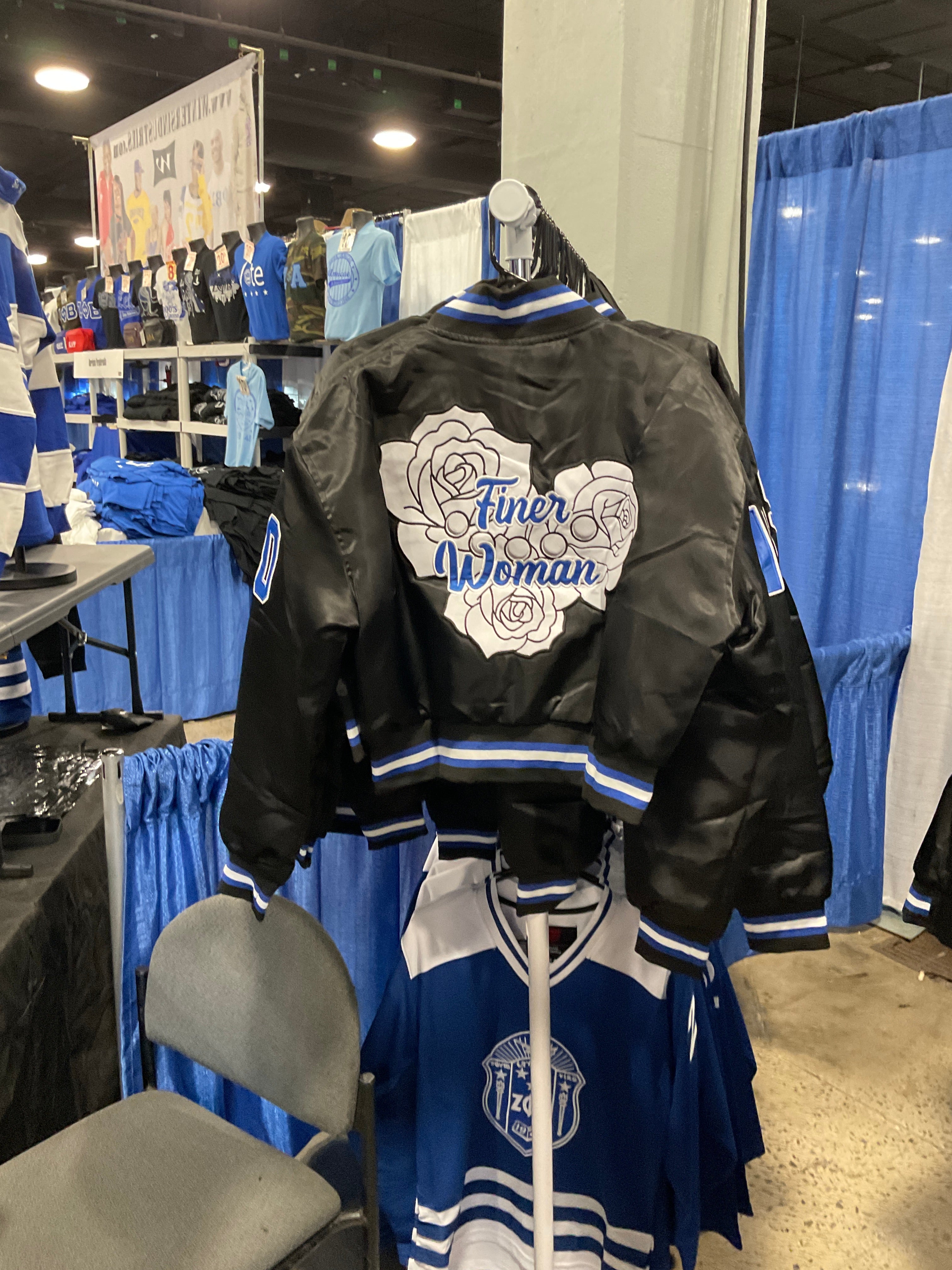 Zeta Phi Beta Finer Woman Satin Jacket