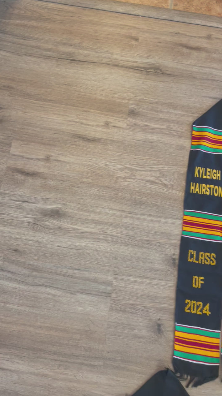 GROUP: Fully Customized Kente Cloth Graduation Stoles Inquiry Form