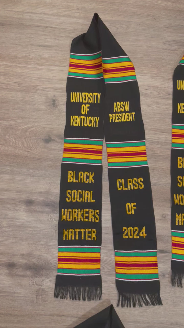 GROUP: Fully Customized Kente Cloth Graduation Stoles Inquiry Form