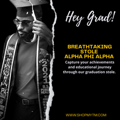 Alpha Phi Alpha Graduation Stole w/ Garment Care Bag