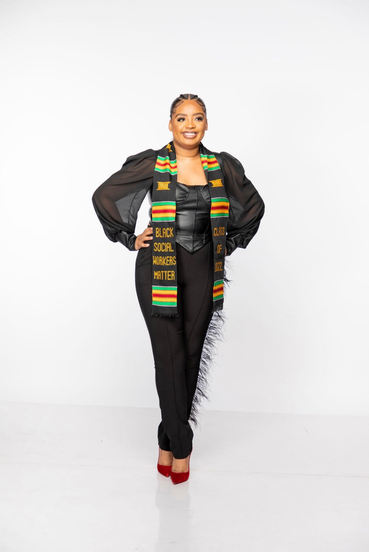 Custom Black Grad Matters Kente Graduation Stole, Custom All over graduation stole, Picture outlets graduation stole, Grad Szn 2022, grad 2022,