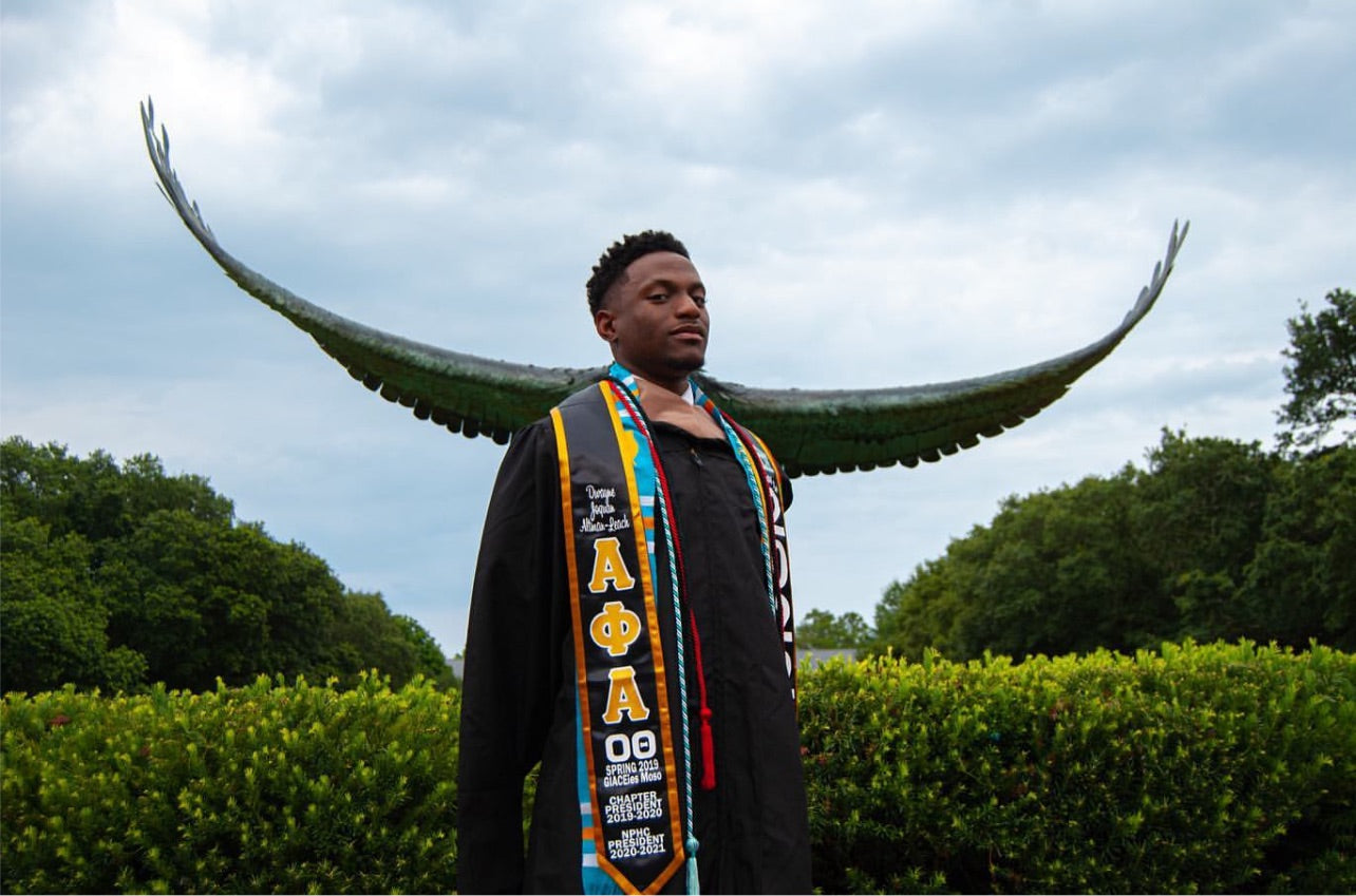 Alpha Phi Alpha Graduation Stole w/ Garment Care Bag
